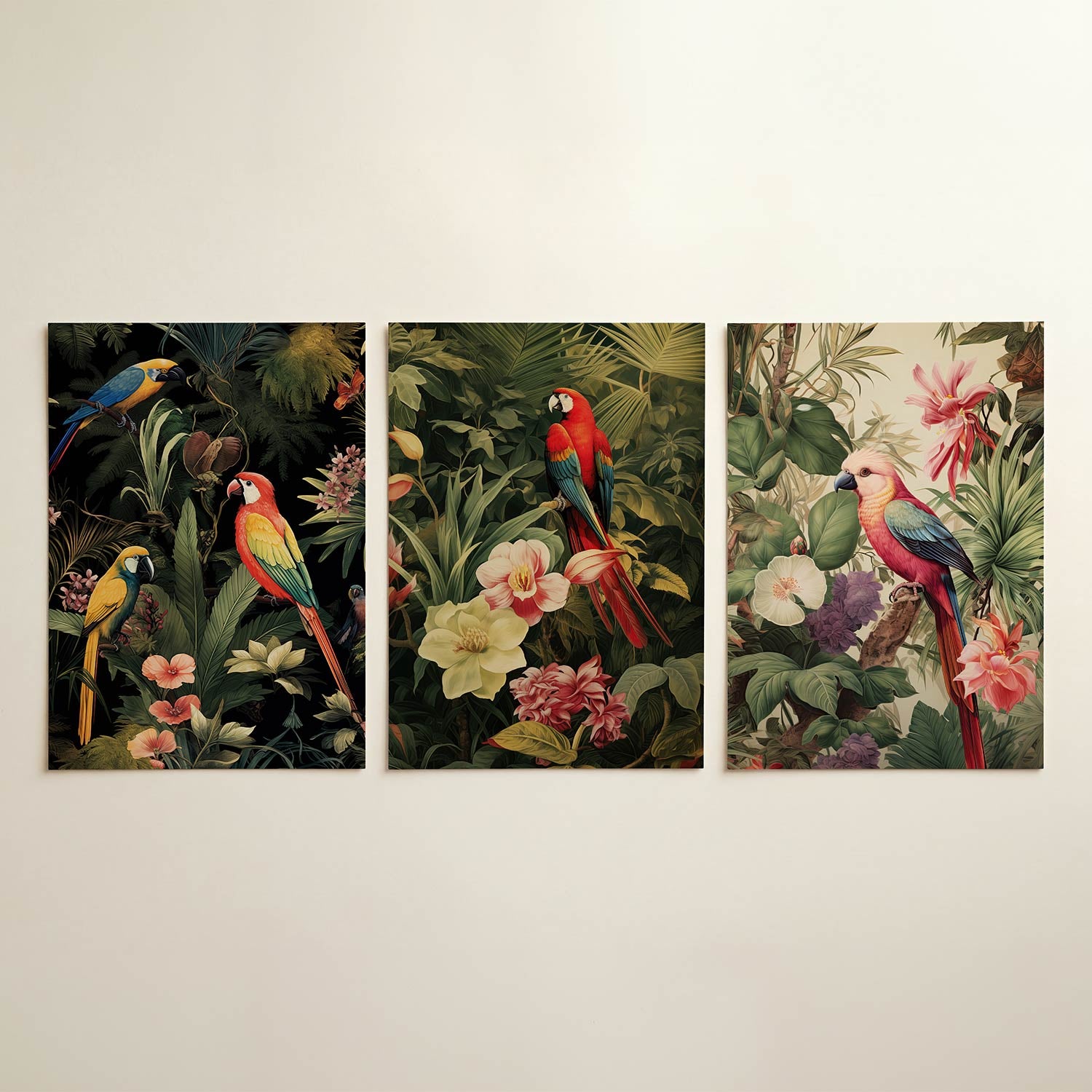 Tropische kleurexplosie Posterset
