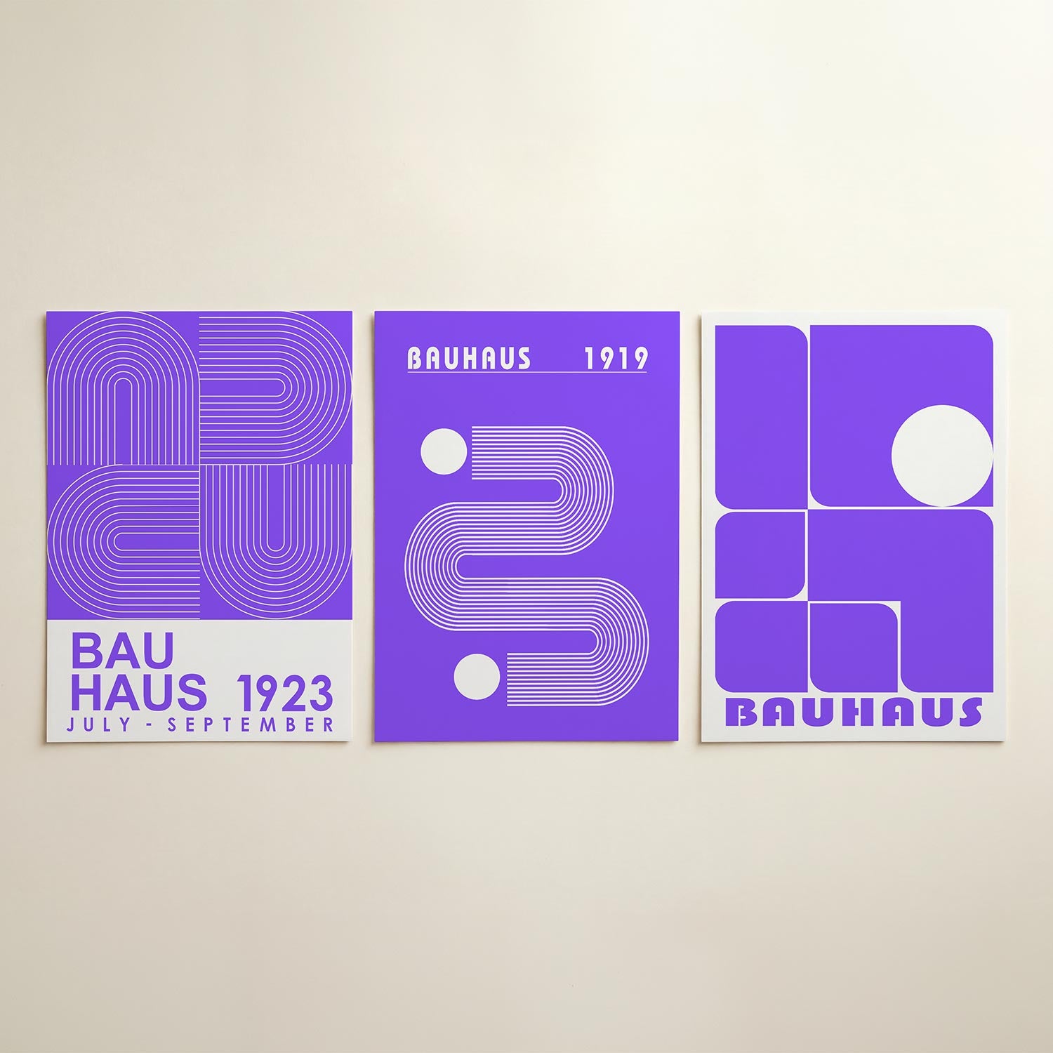 Lijnen en bogen Posterset