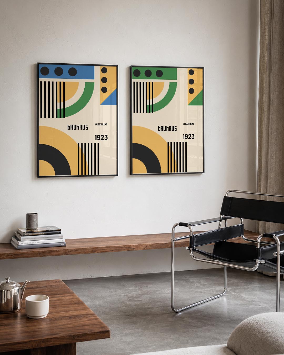 Vormen en kleurvlakken Posterset