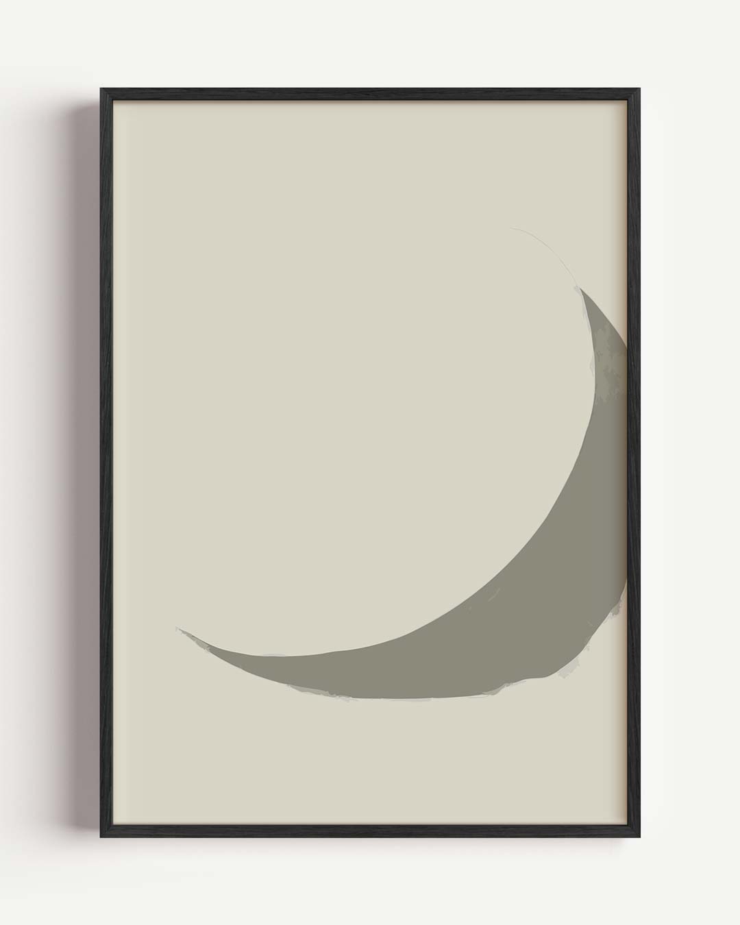 Rustgevende Maanlicht Poster-WallArtistic