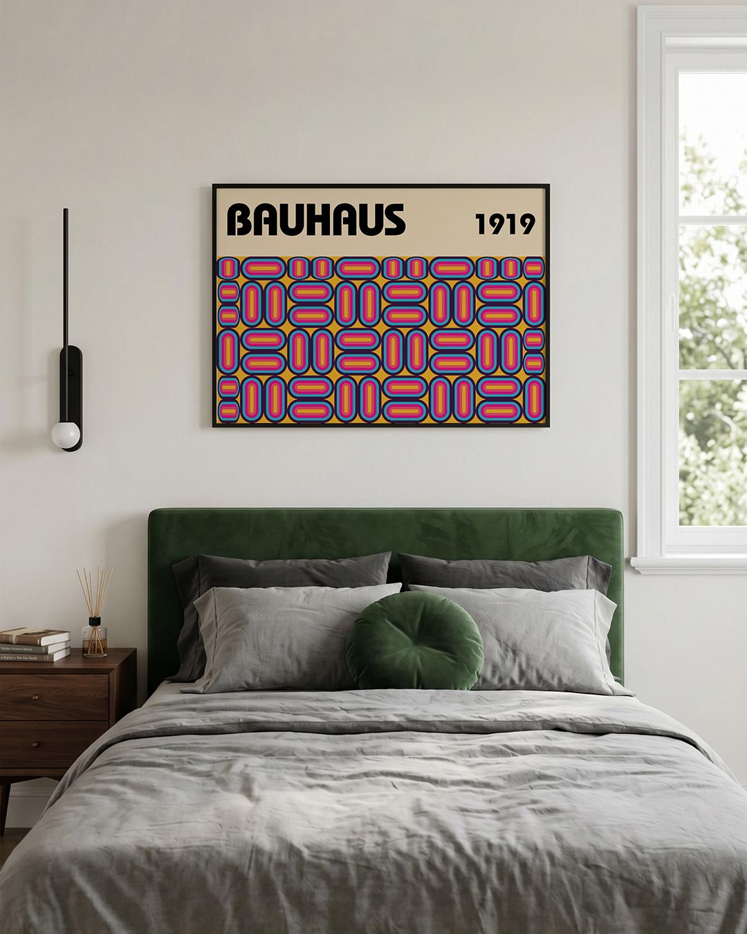 Vormritme en kleur Poster