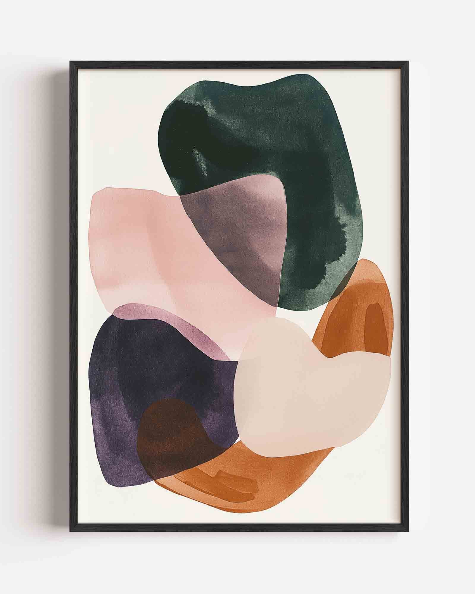 Abstracte vormen Poster