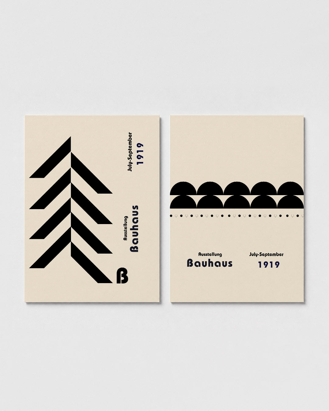 Zwart wit pijlen Posterset