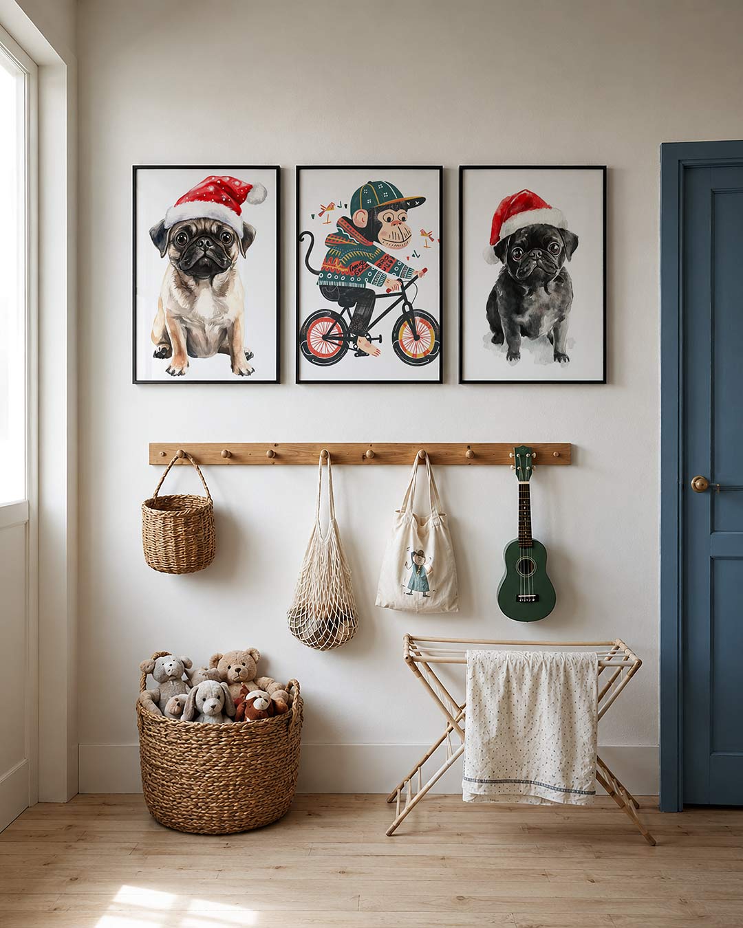 Kerstige vrolijkheid Posterset