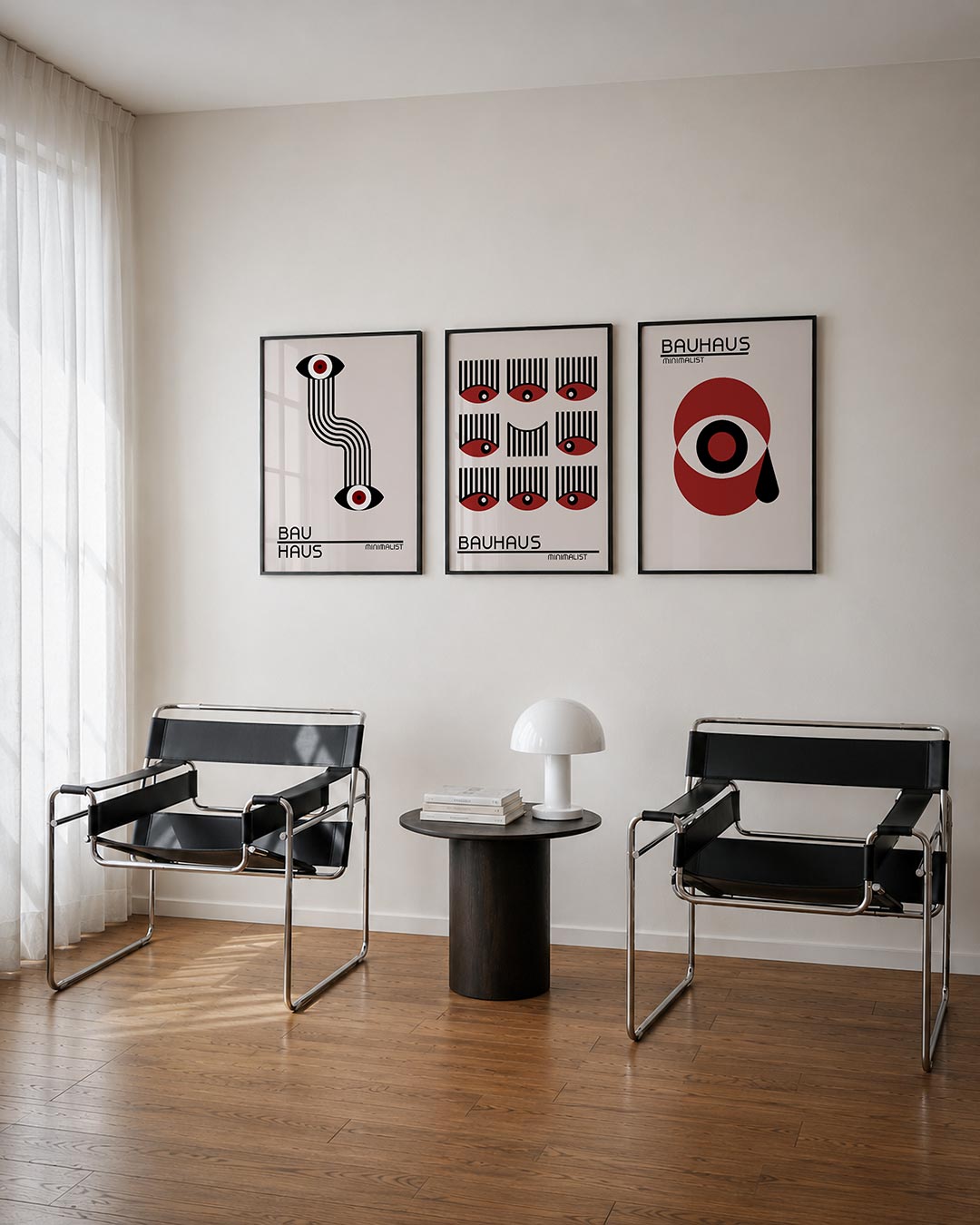 Ooglijnenspel Posterset
