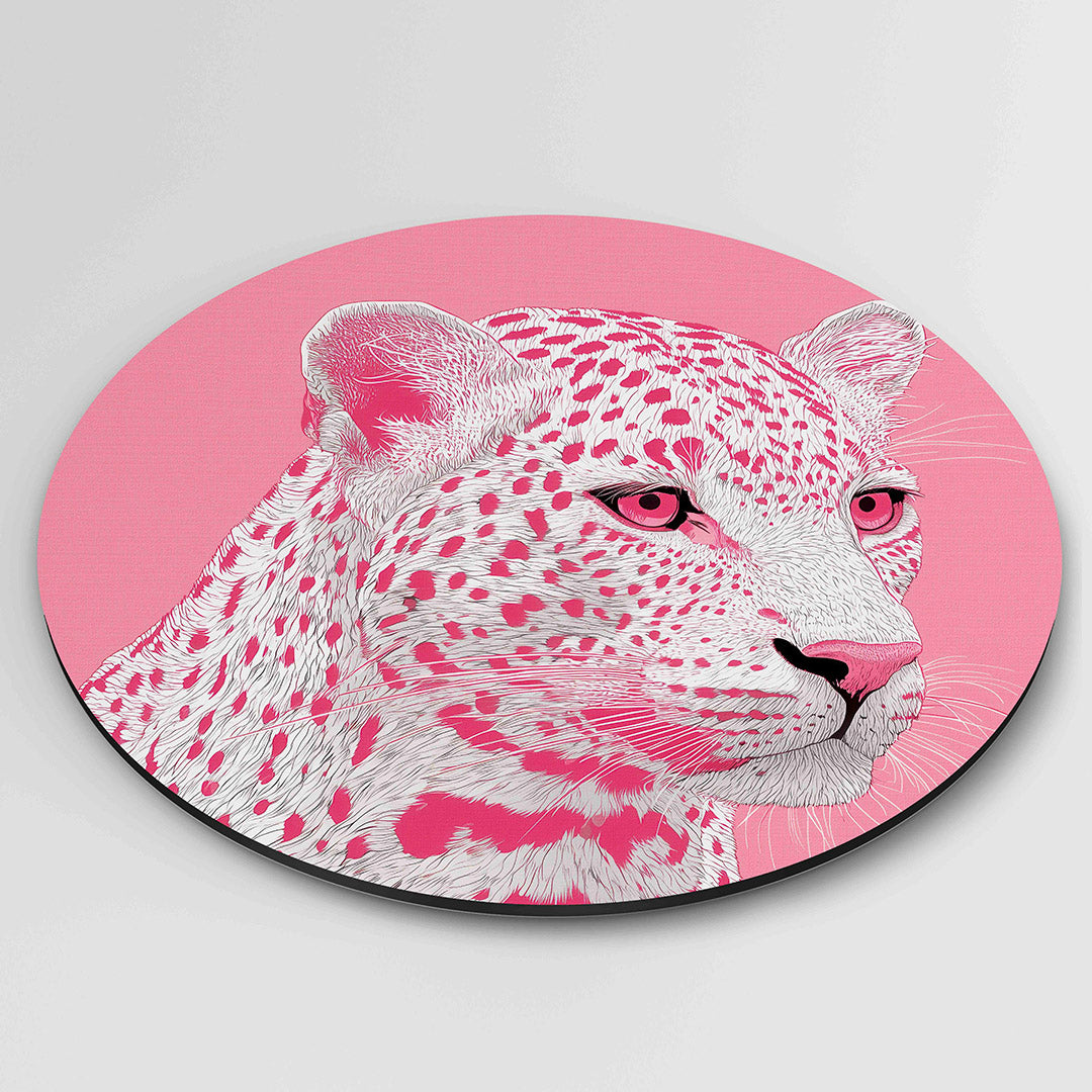 Roze luipaard Muurcirkel