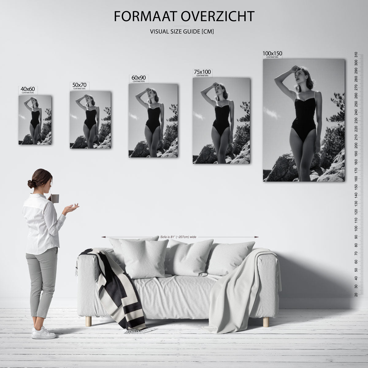 Zomerse elegantie Kunstwerk