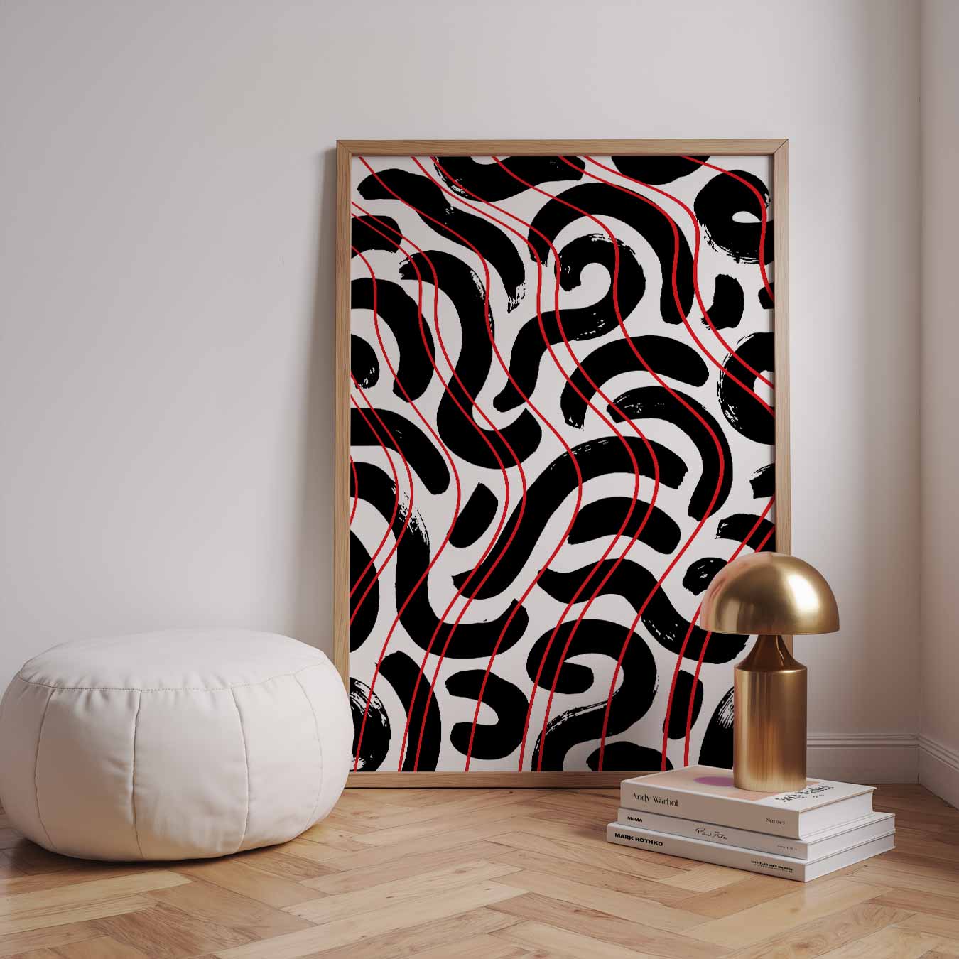 Moderne Abstracte Kunstprint Poster-WallArtistic