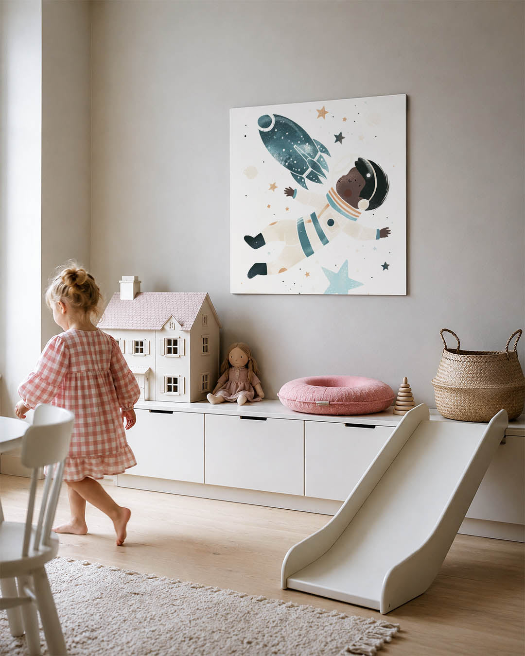 Dromerige ruimtevaart Kunstwerk