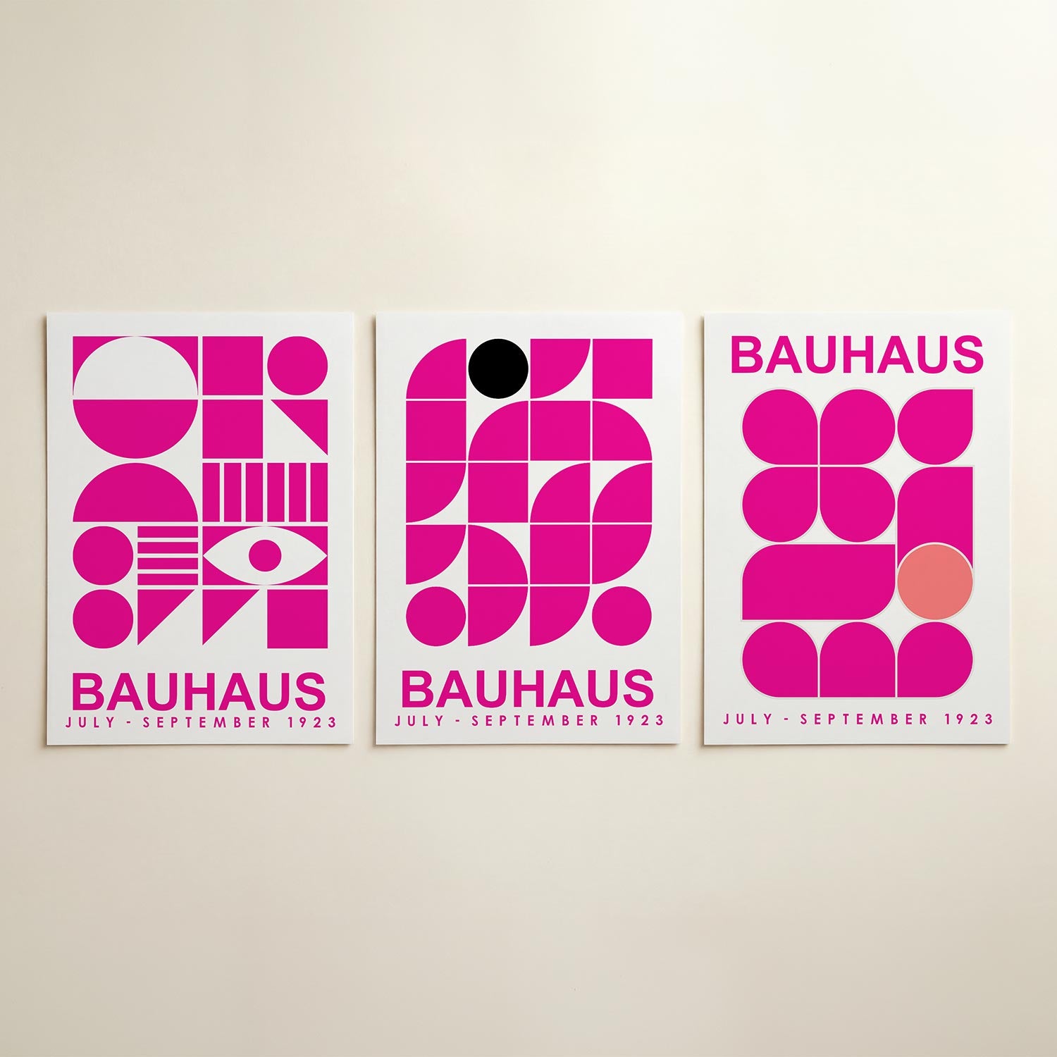 Vormen en vlakken Posterset