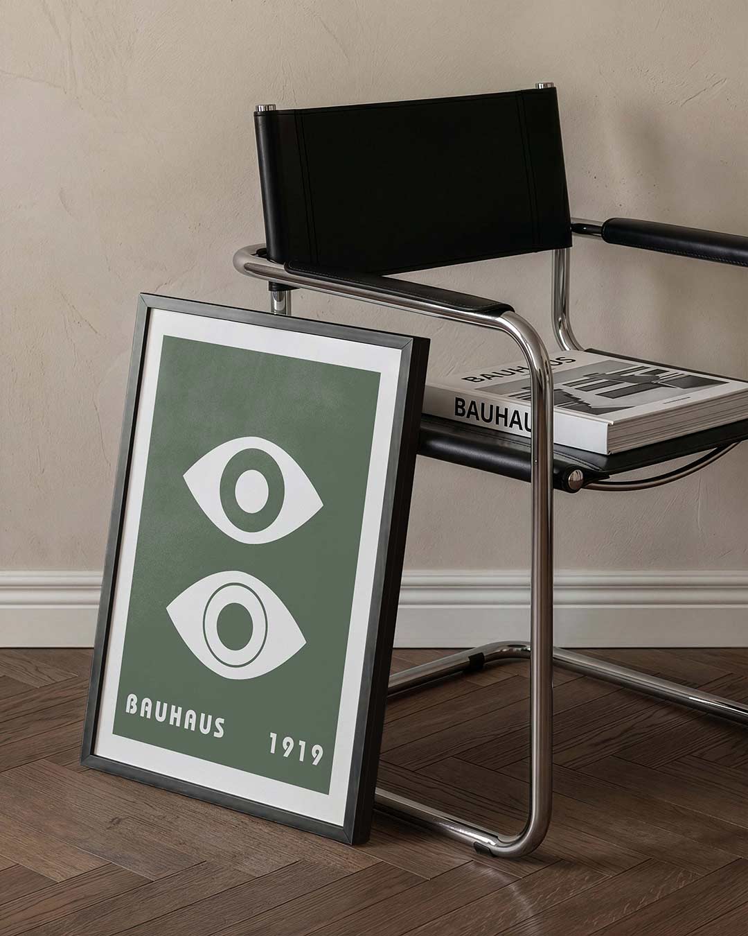 Oogvormen en tekst Poster