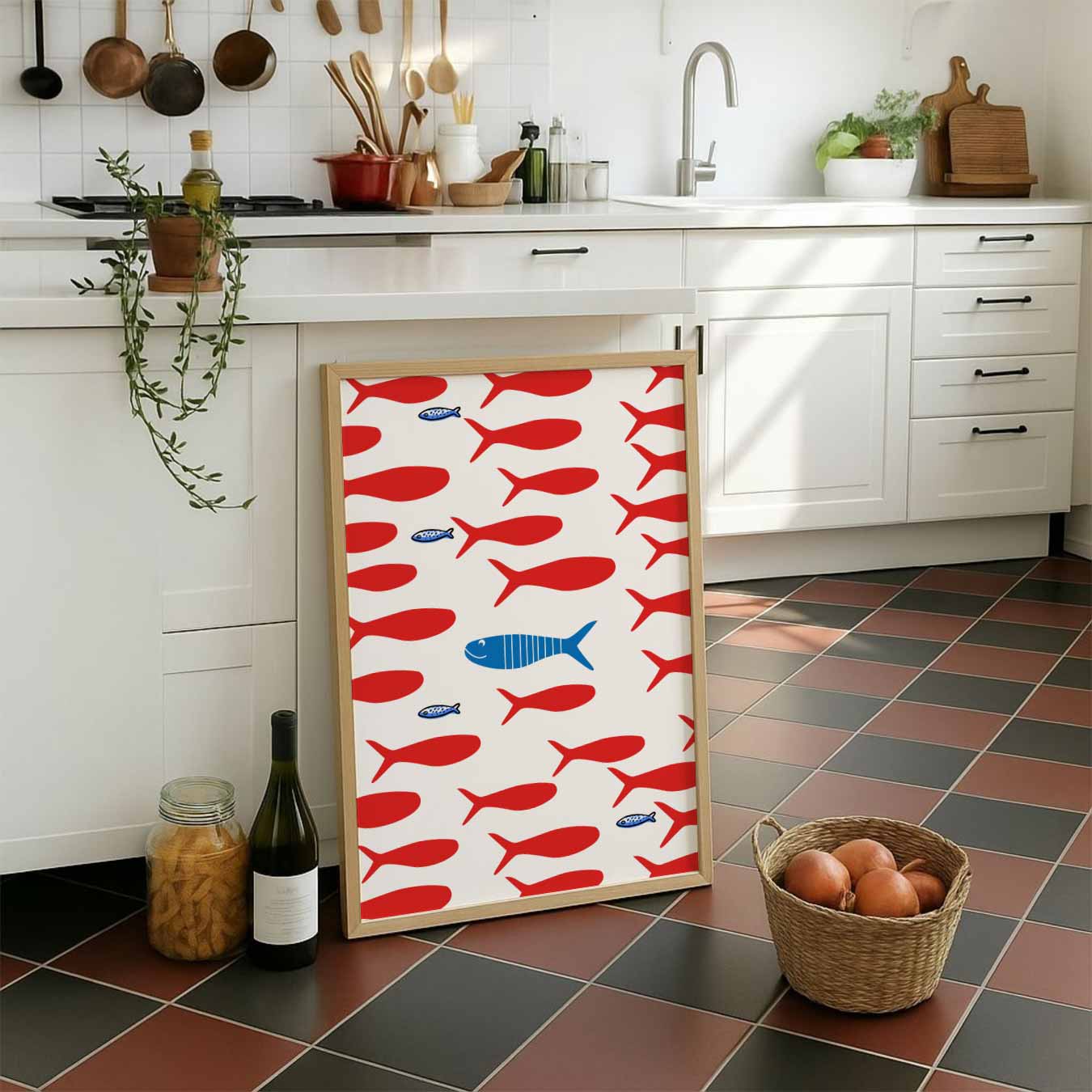 Unieke Extra Grote Vis Poster-WallArtistic