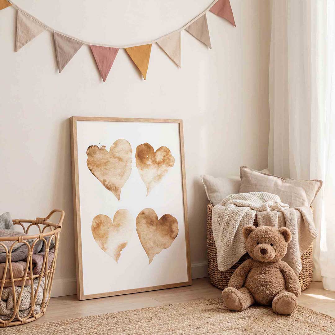 Vier harten Poster