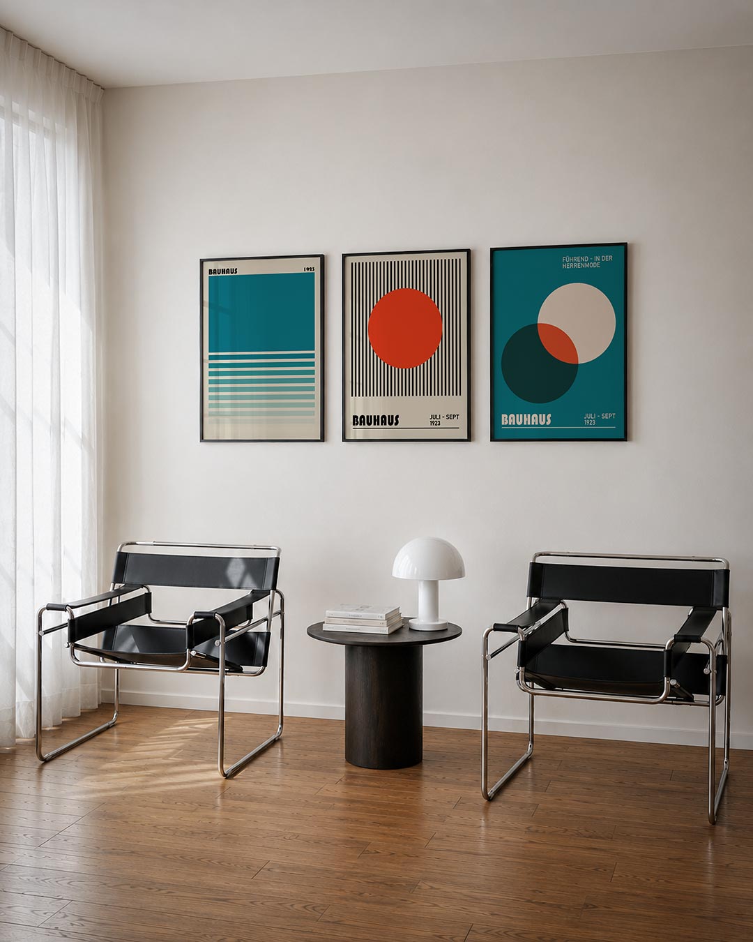 Kleurvlakken en lijnen Posterset