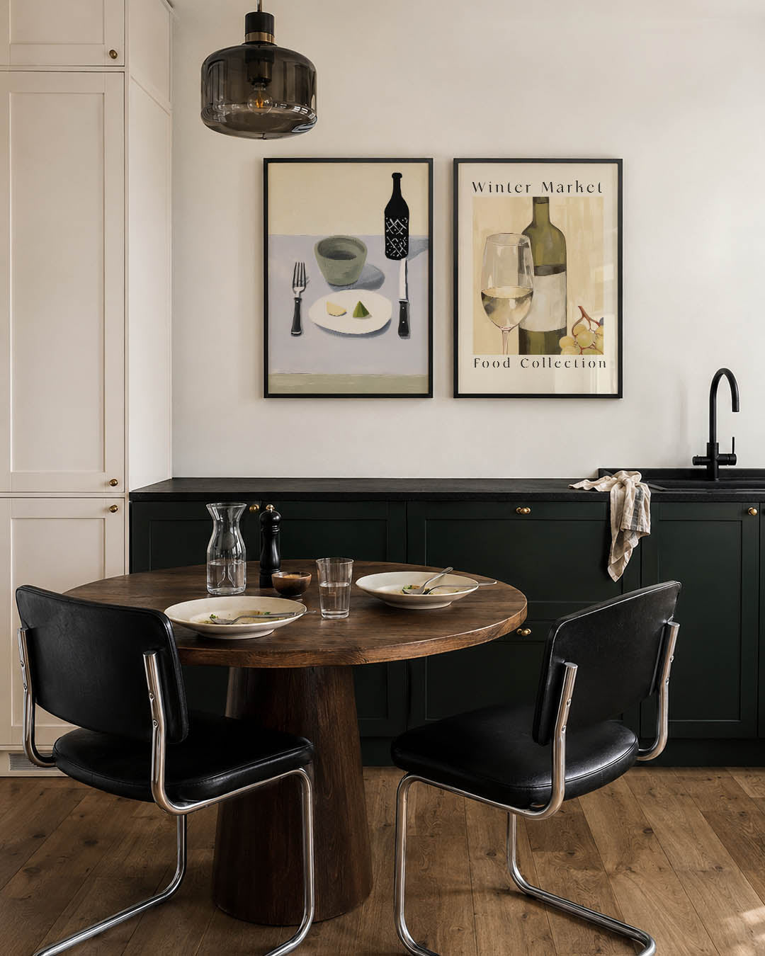 Eettafel compositie Posterset