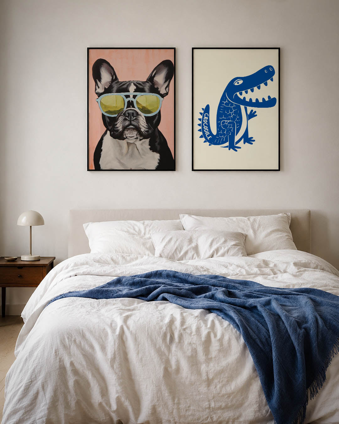 Hond met zonnebril Posterset