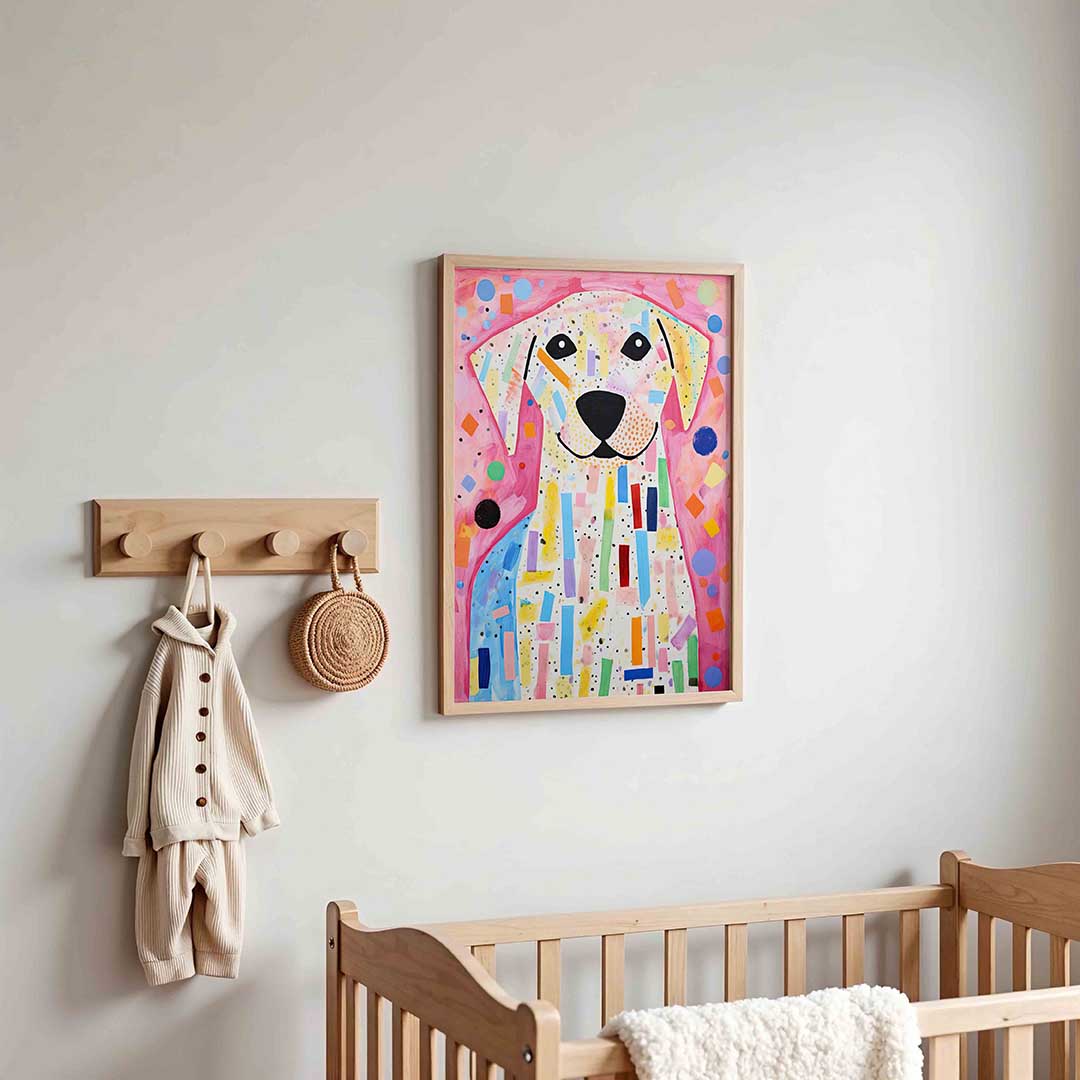 Vrolijke hond Poster