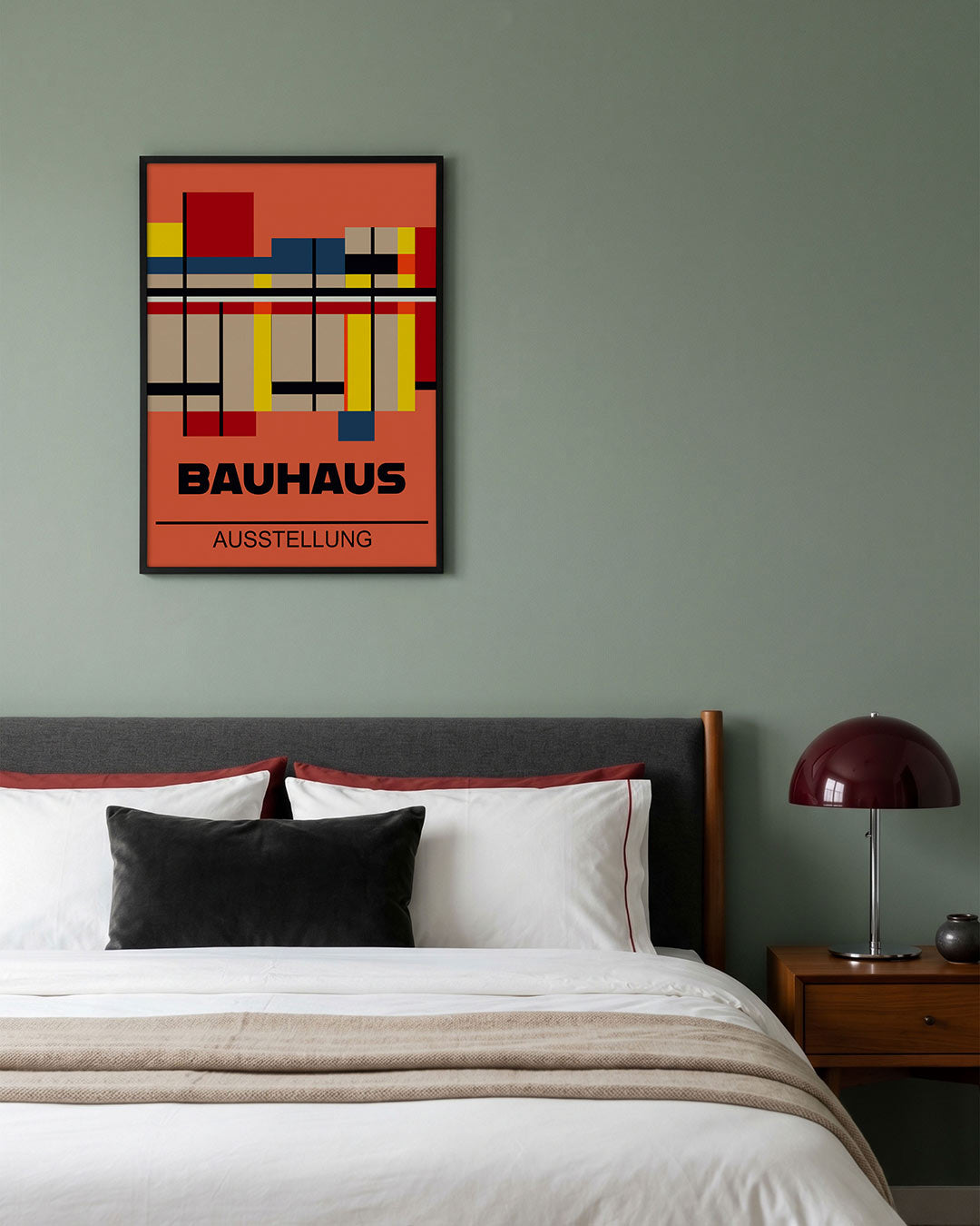 Kleurrijke lijnstructuur Poster