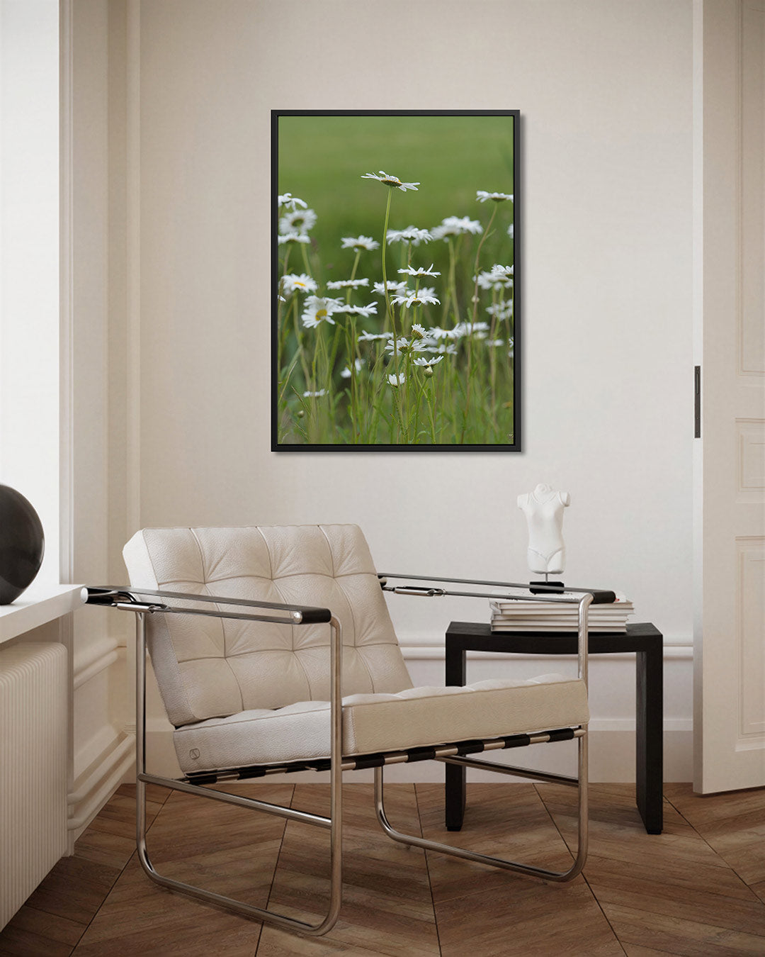 Bloemen in weide Kunstwerk