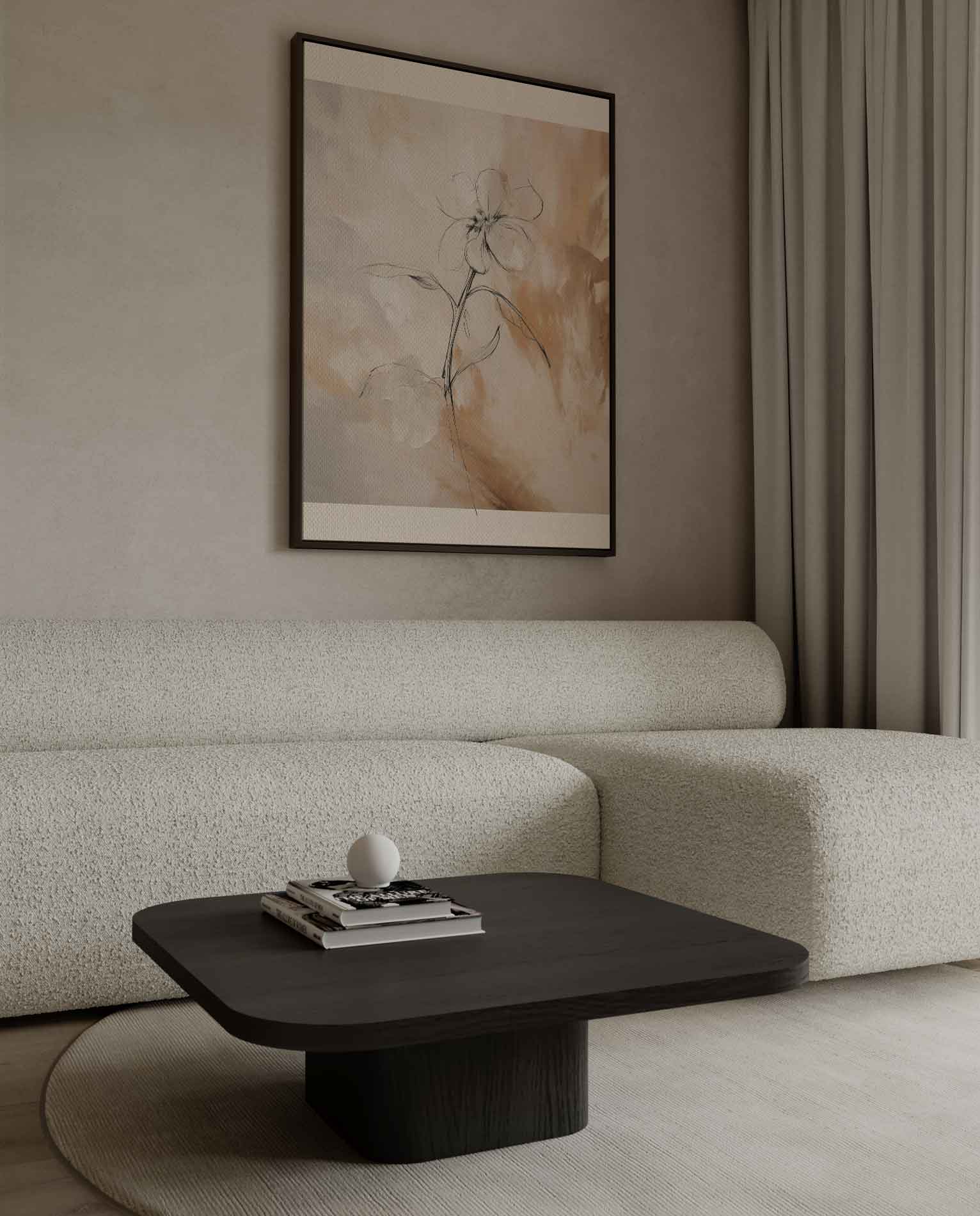 Elegante Bloemzang Kunstwerk-canvas-dibond-plexiglas-wanddecoratie-WallArtistic