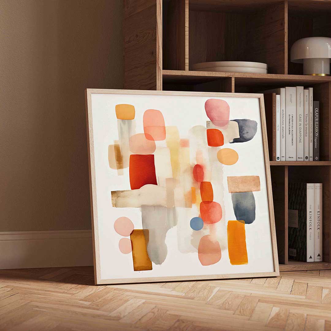 Abstracte vormen Poster