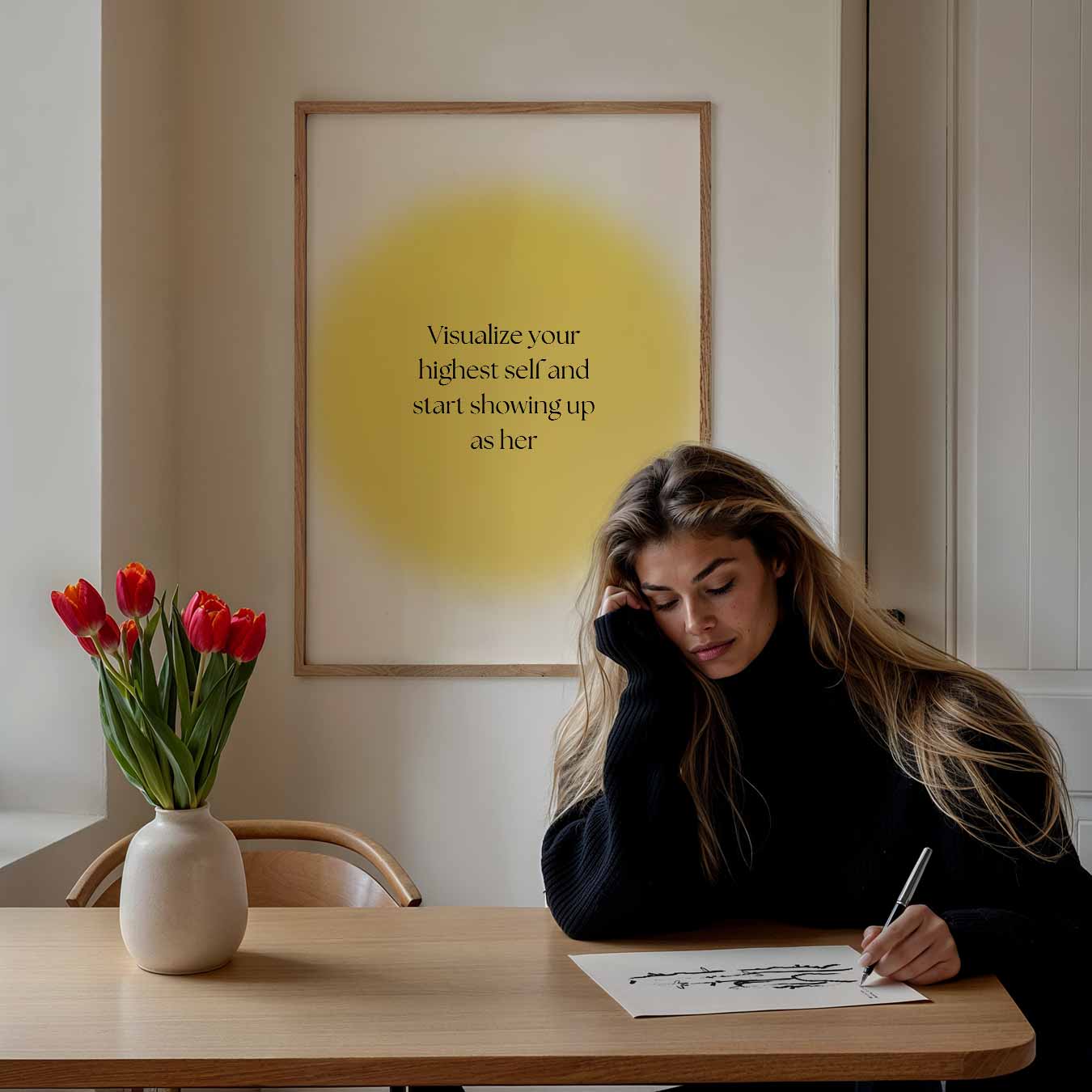 Inspirerende Zelfvertrouwen Poster-WallArtistic