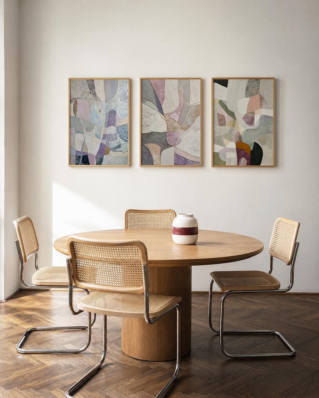 Vorm en kleurenspel Posterset