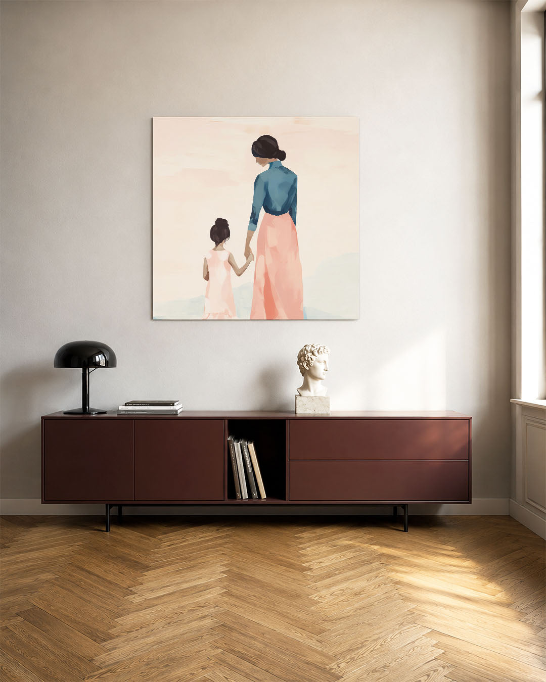 Moeder en kind Kunstwerk