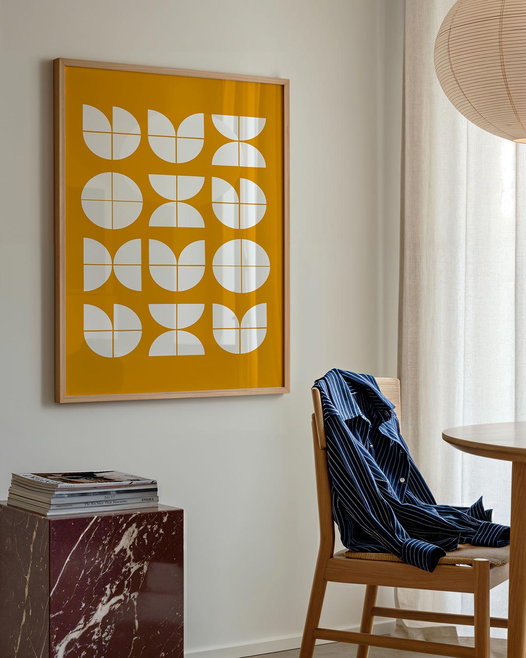 Vormenspel en kleur Poster