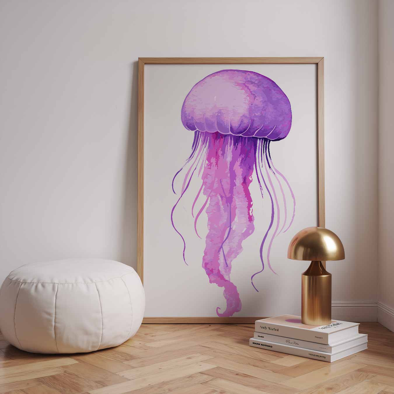 Magische Kwallen Kunstprint Poster-WallArtistic