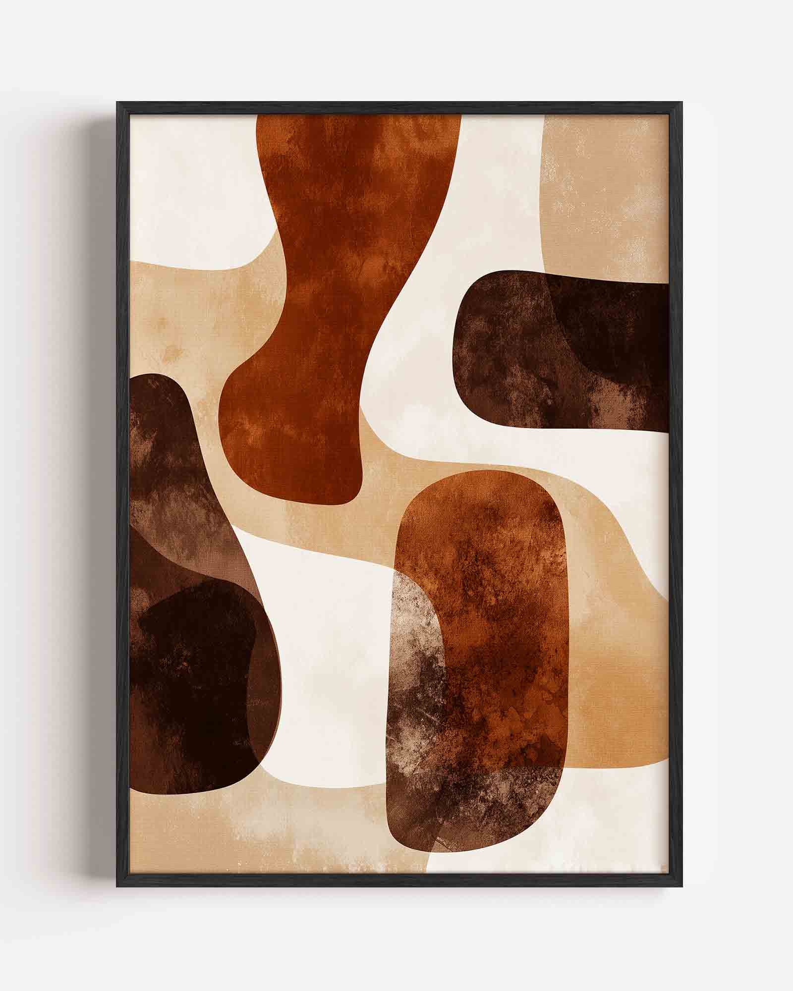 Abstracte vormen Poster