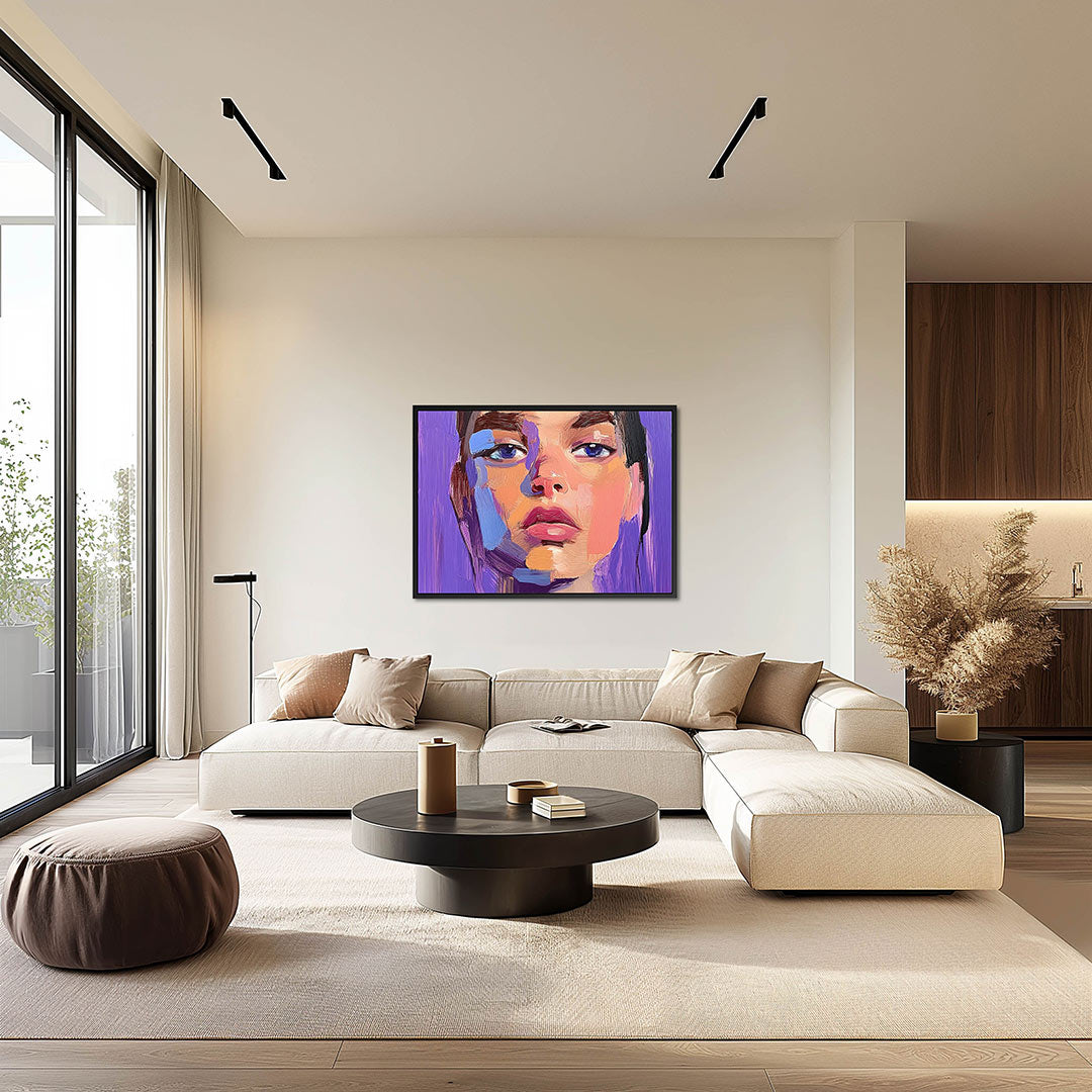 Portretkleuren Kunstwerk