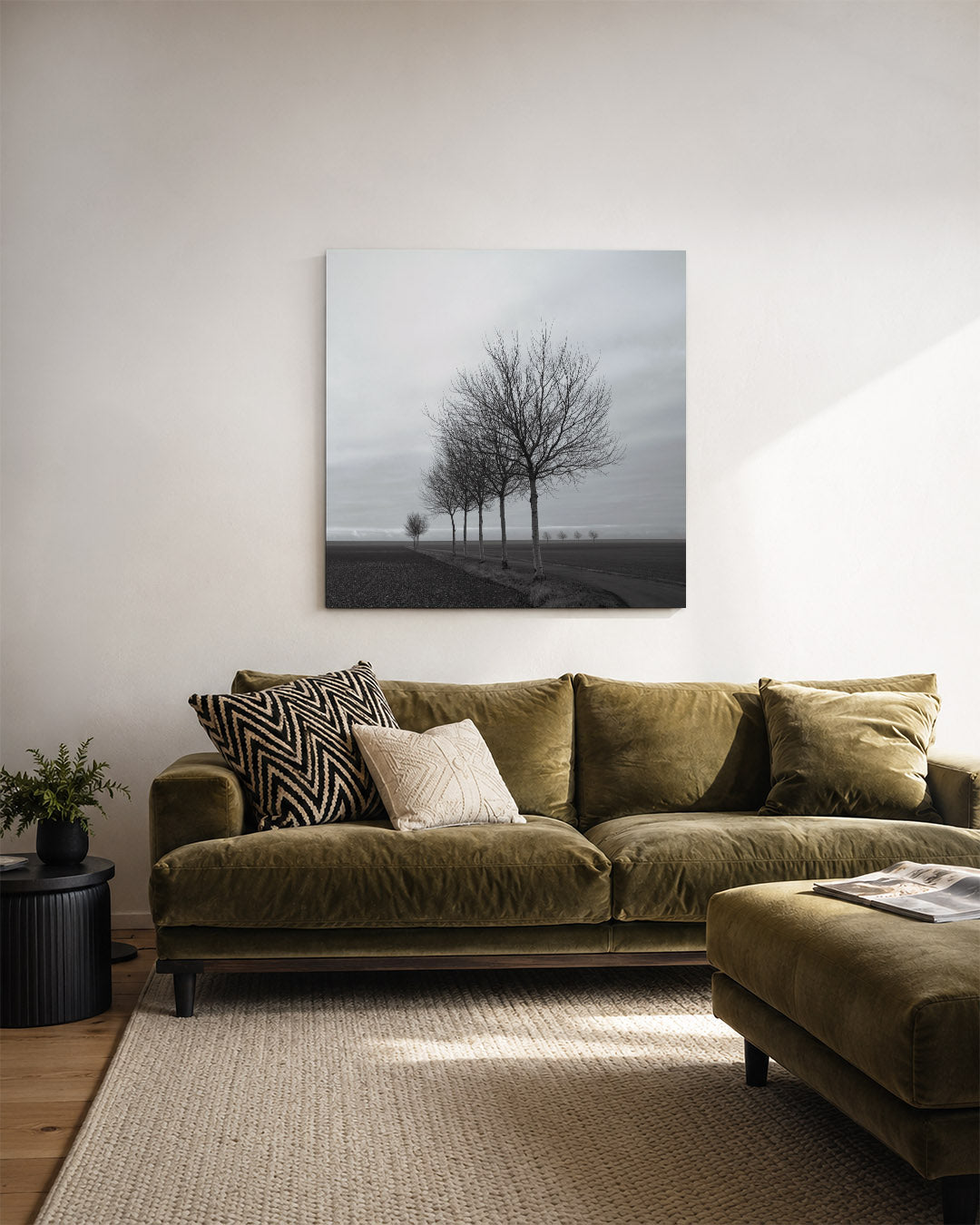Landschap met bomen Kunstwerk