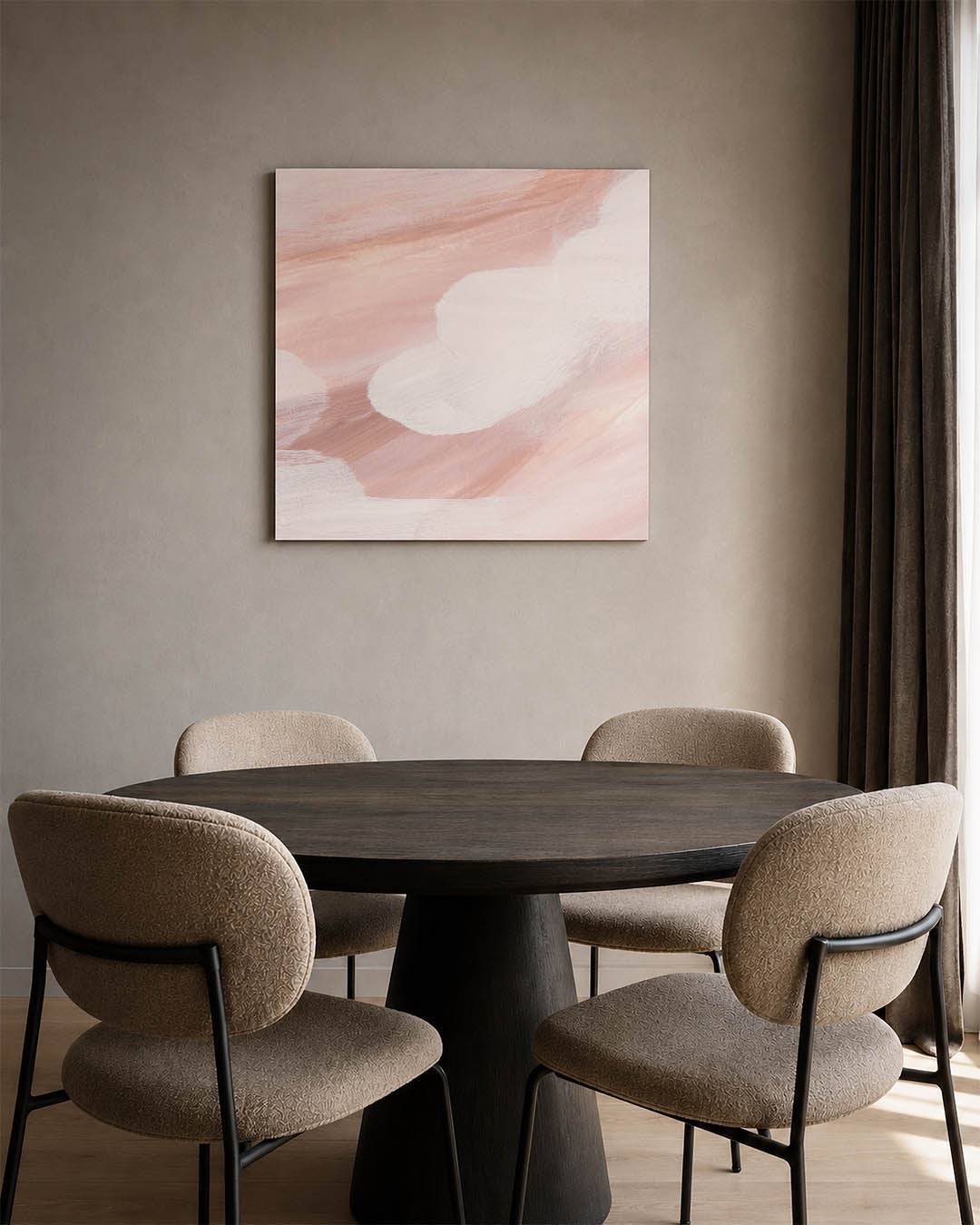 Zachte kleuren vormen Kunstwerk