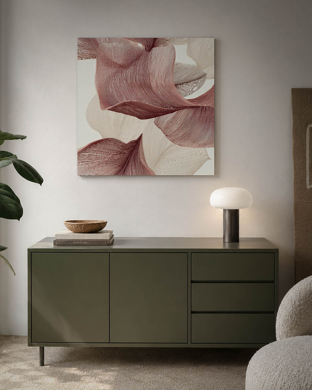 Organische lijnen Kunstwerk