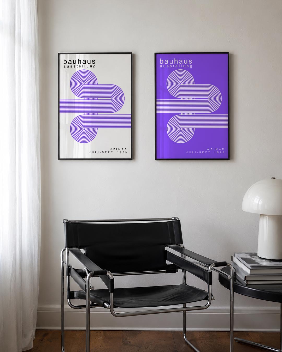 Lijnenspel en cirkelritme Posterset