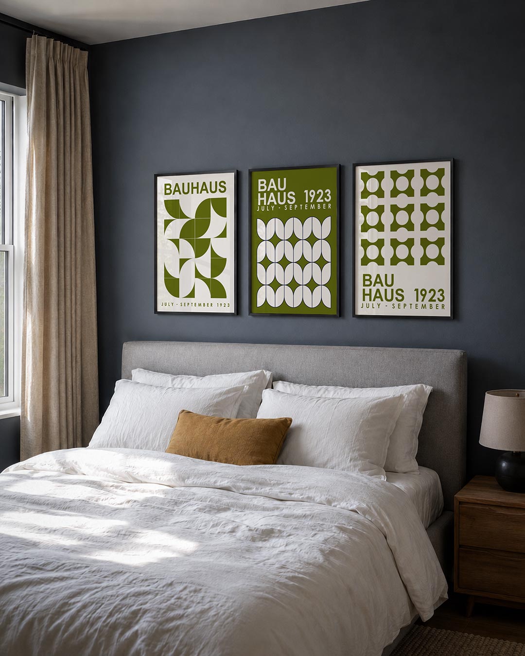 Kleurvlakken en lijnen Posterset