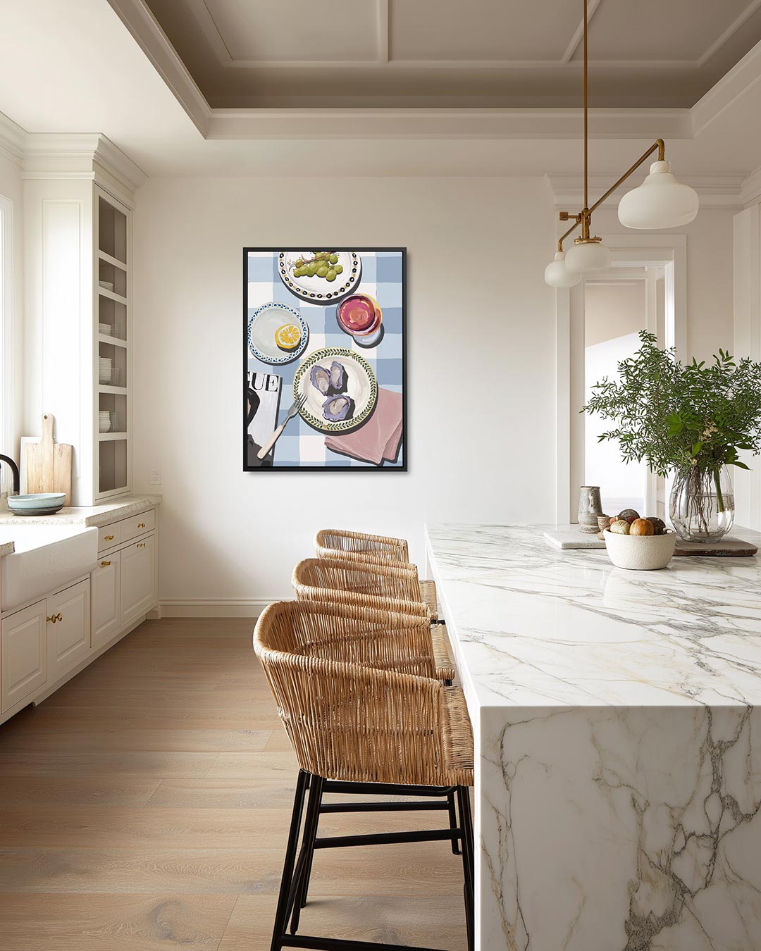 Eettafel compositie Kunstwerk