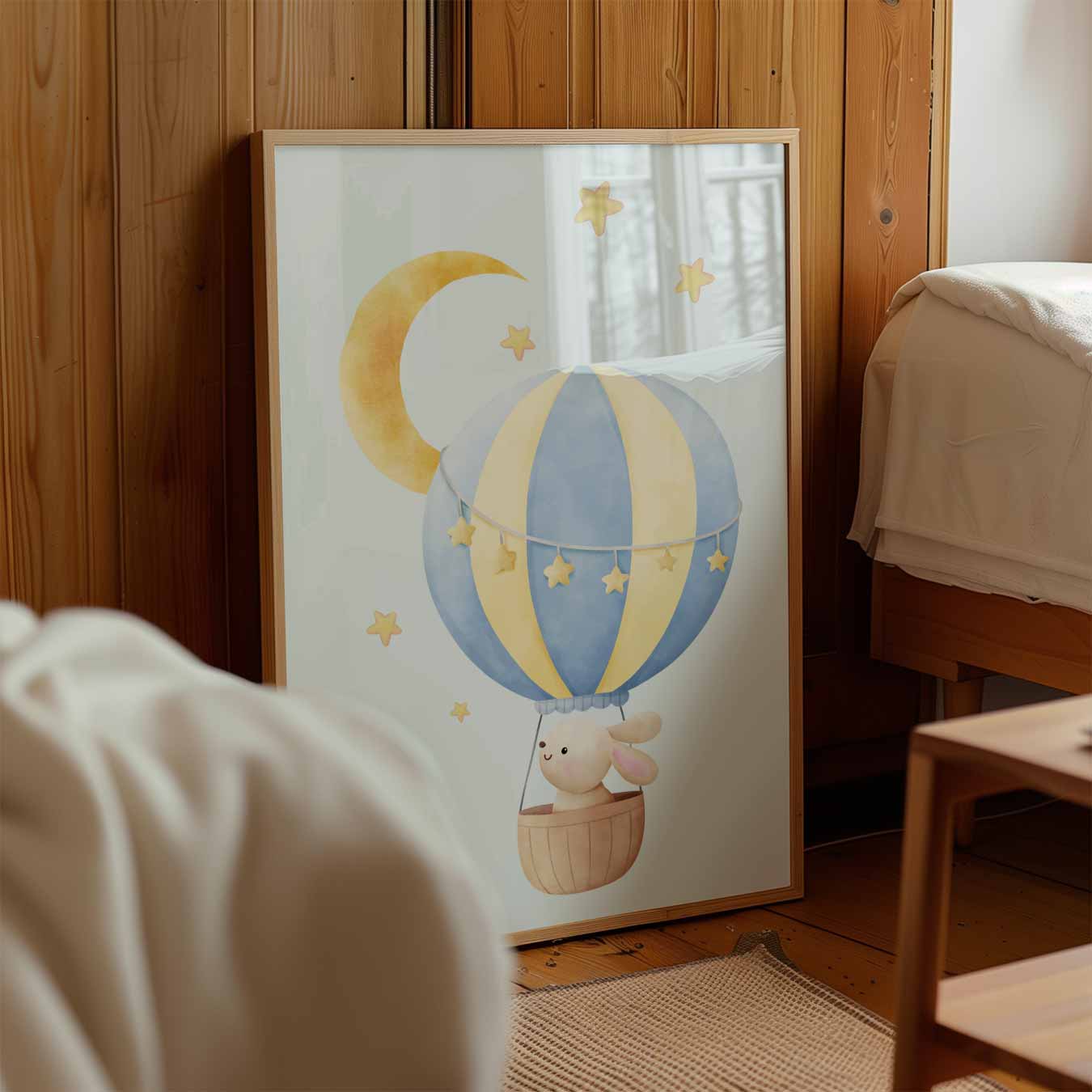 Dromerige Luchtballon Poster-WallArtistic