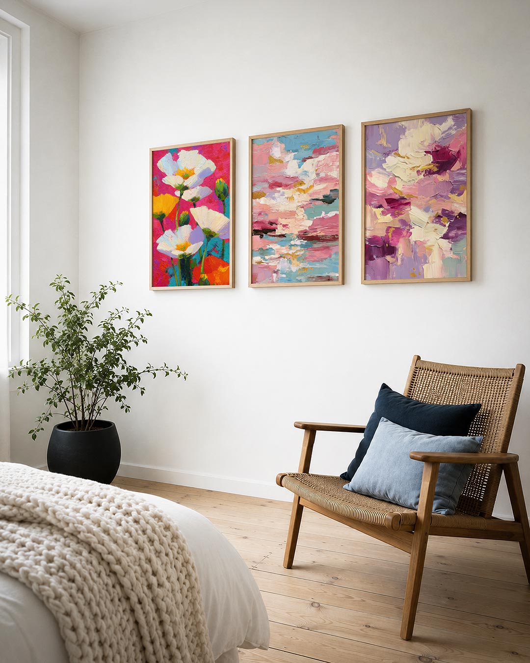 Bloemrijk kleurenspel Posterset