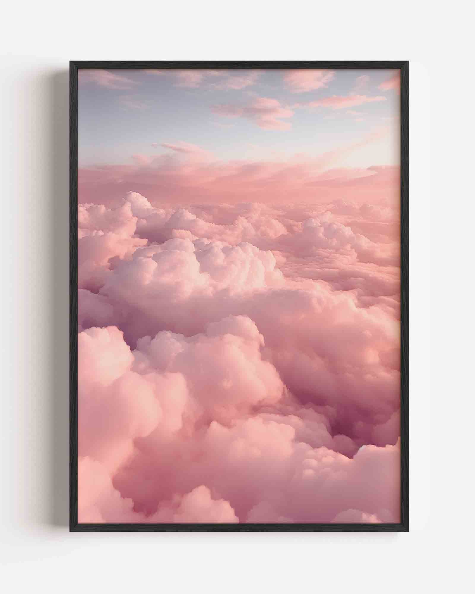 Roze wolken Poster