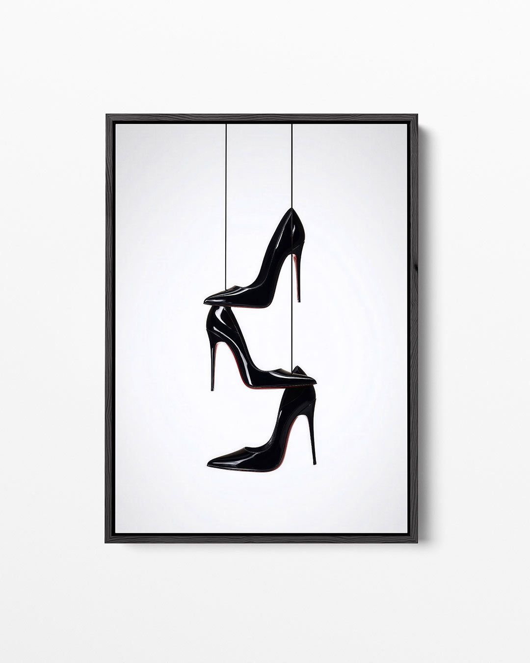 Gestapelde schoenen Kunstwerk