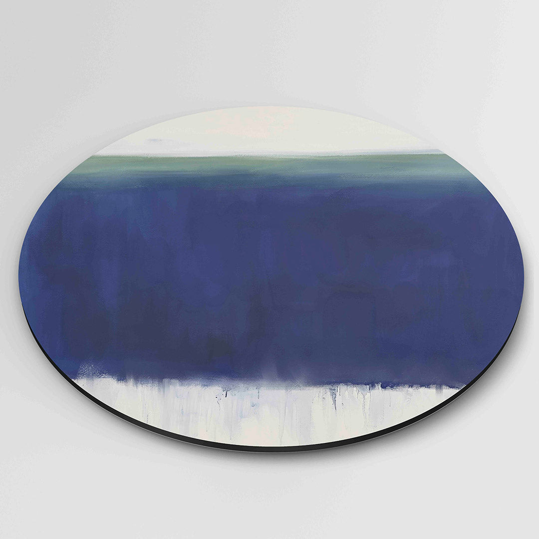 Blauwe horizon Muurcirkel