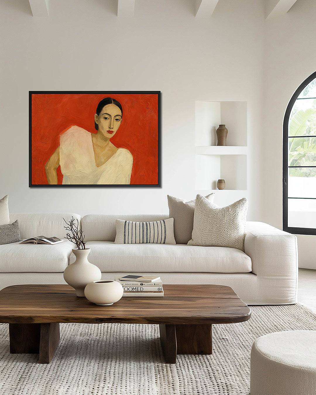 Vrouwelijk portret Kunstwerk