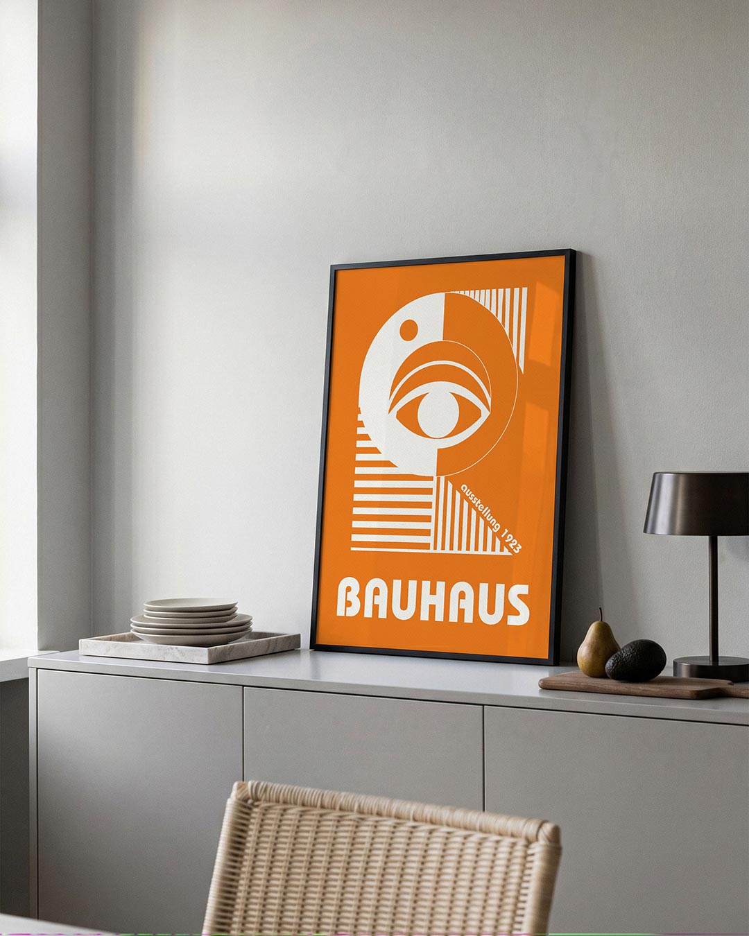 Oog en lijnen Poster
