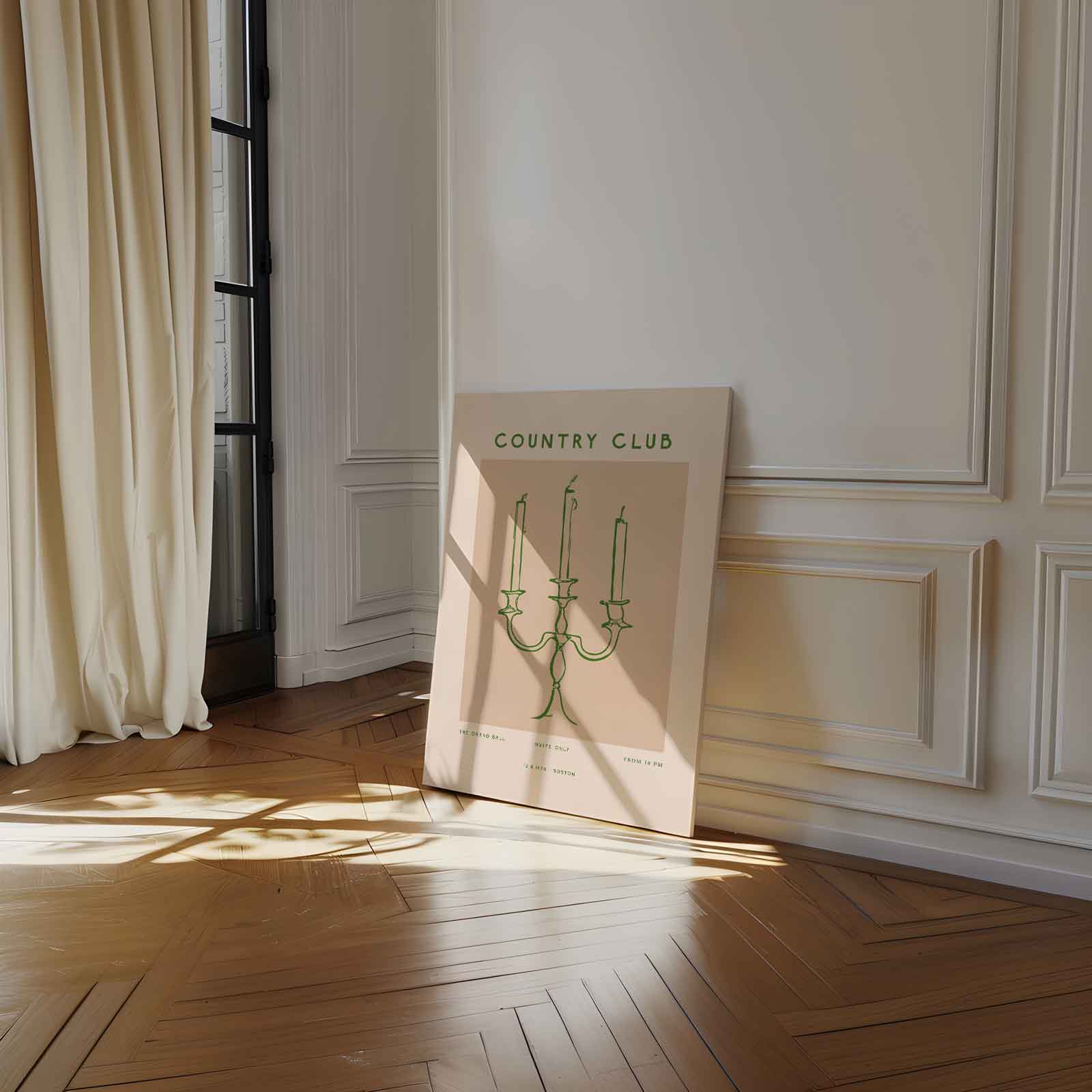 Elegante Kandelaars Kunstwerk-canvas-dibond-plexiglas-wanddecoratie-WallArtistic