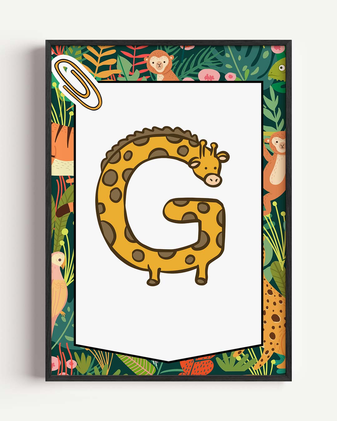 Jungle Alfabet Poster-WallArtistic