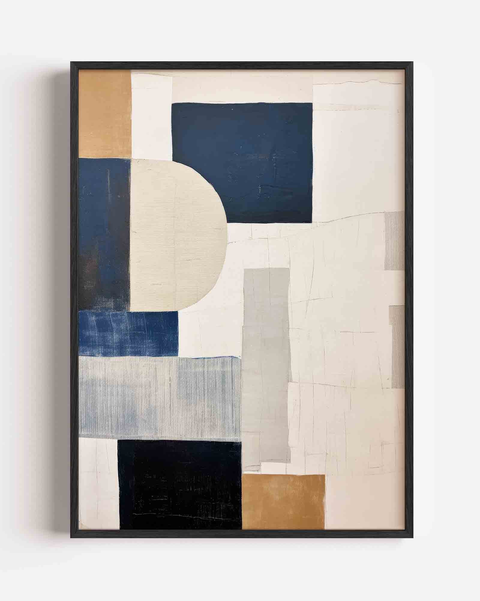 Abstracte vormen Poster