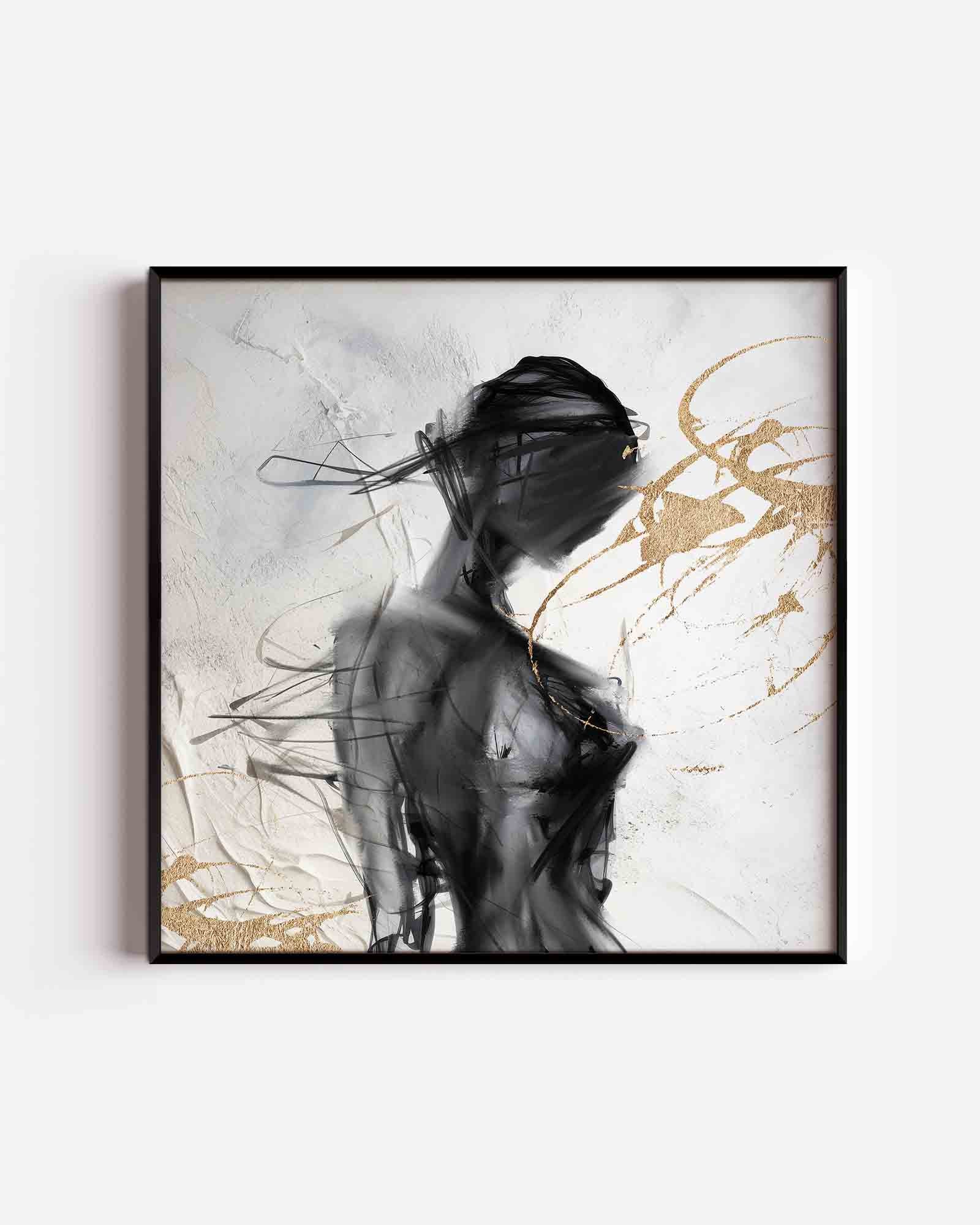 Abstracte figuur Poster