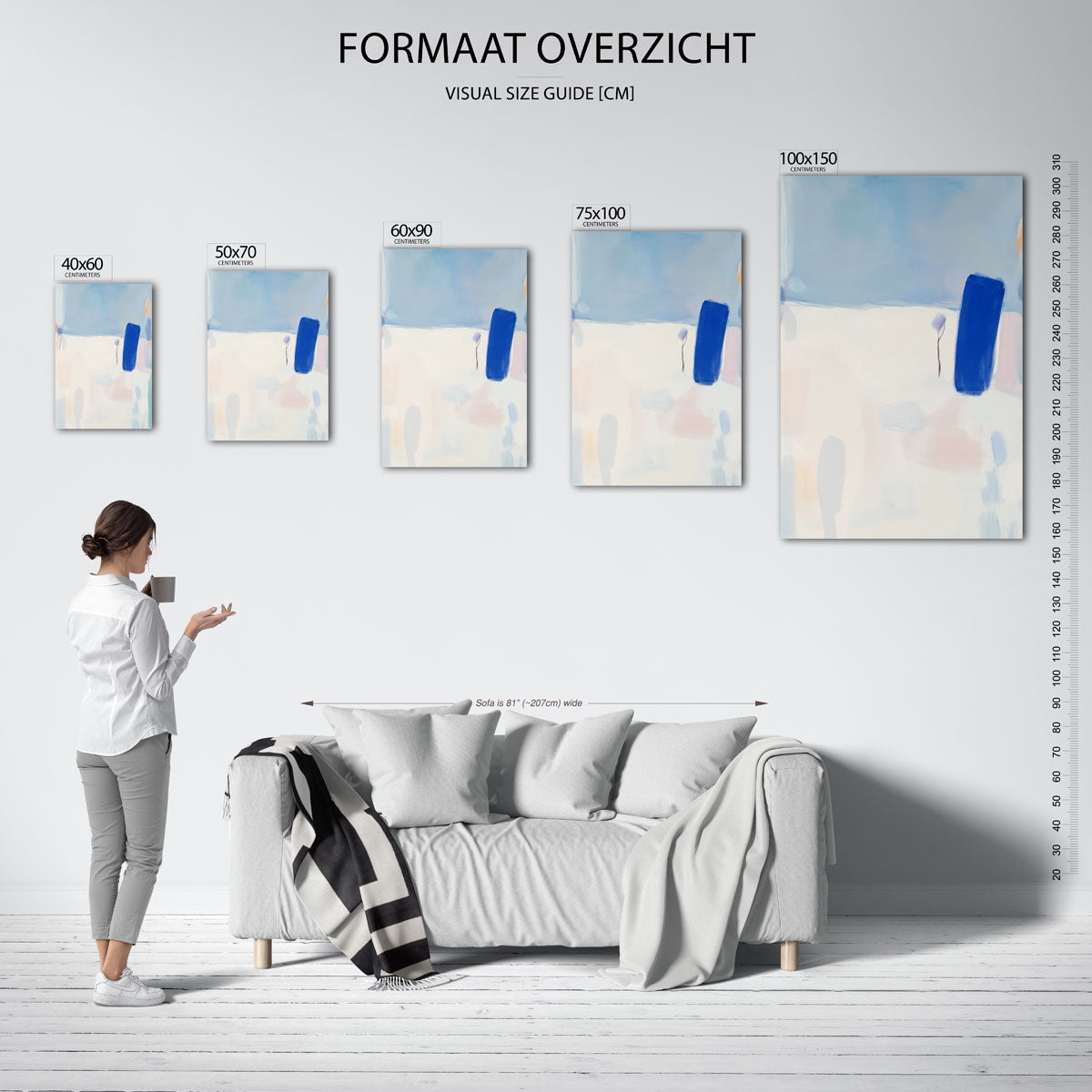 Kleurencompositie Kunstwerk